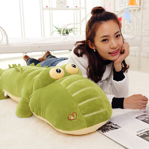 Crocodile pillow plush toy crocodile doll pillow super soft down cotton doll birthday gift for girls