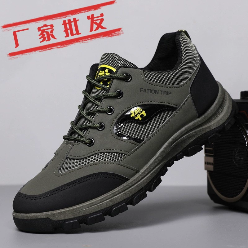 Новая мужская обувь, походная обувь, весна 2025, мужская повседневная обувь, спортивная обувь, теплая уличная рабочая обувь на флисовой подкладке
