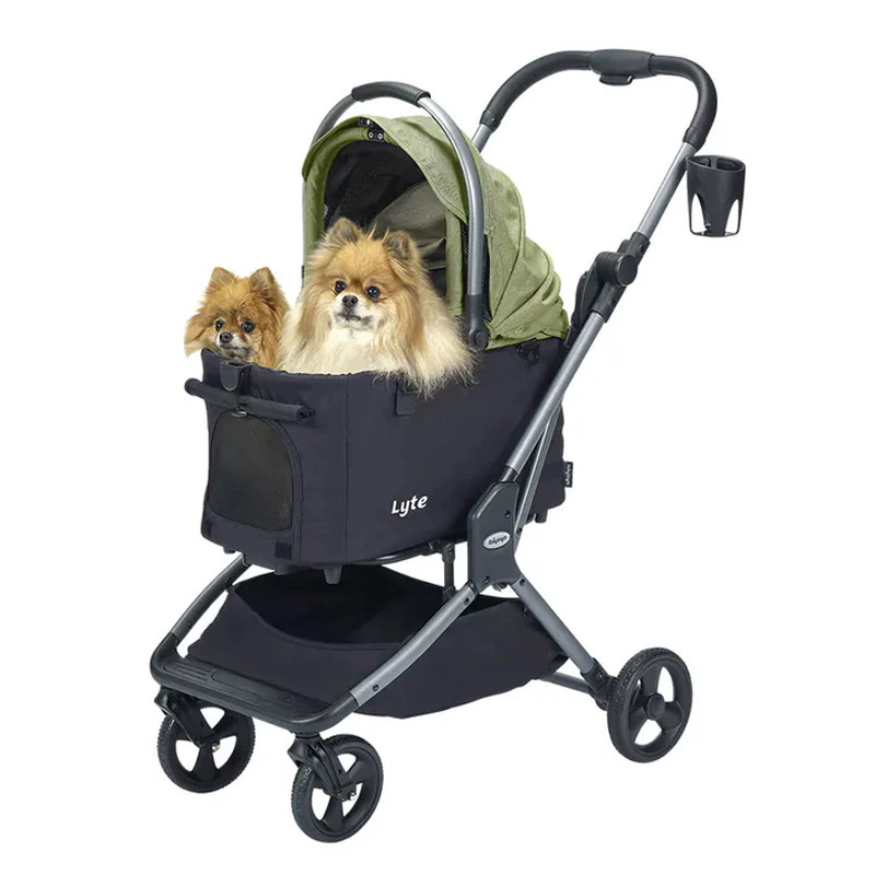 Ibiyaya FS2591 прогулочная тележка для питомца, корзина-сетка, съемная корзина, клетка-корзина, домик для машины