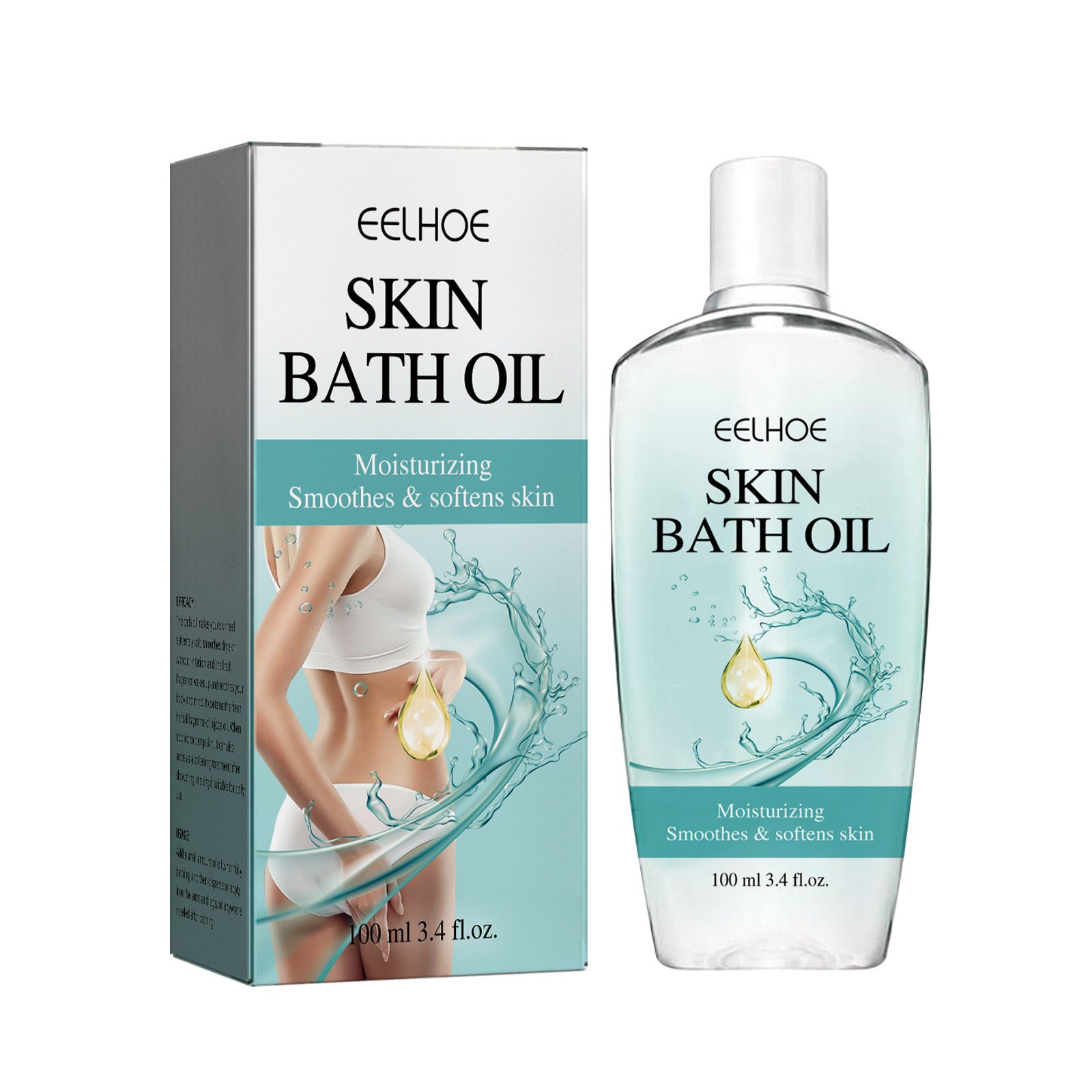 EELHOE Bath Oil Body Mild Cleansing Repairs Skin Moisturizing Lubricates Skin Skin Care Bath Oil_voghion.com