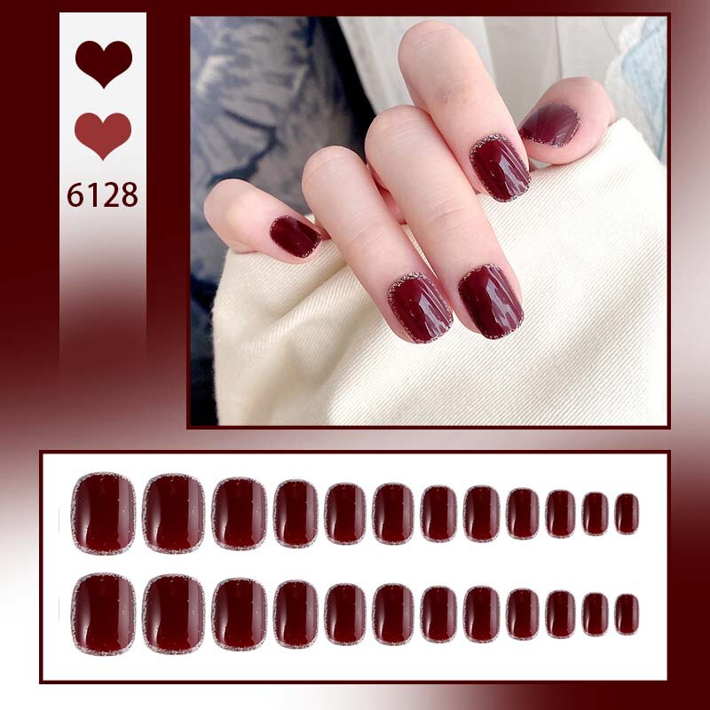 Unique Wearable Nail Art Pieces, Pure Handmade, Detachable Wearable Gradient Cat Eye Nail Stickers, Blind Box Wholesale