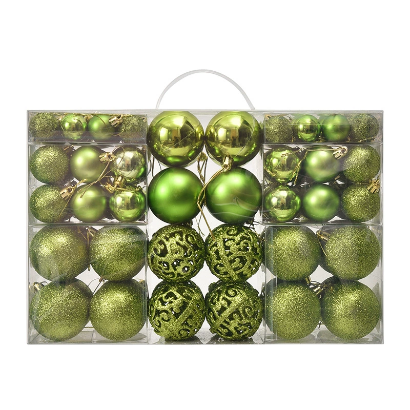 Gift box, plastic set, Christmas decorations, direct factory sales, 3/4/6cm