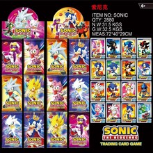 纯英文外贸版皮卡丘神奇宝贝卡牌宝可梦卡片英文版288张吊装批发