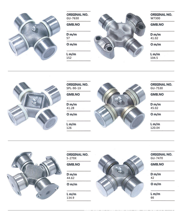 EQ140 universal joint cross shaft 39×118, cross bearing assembly for truck rotary tiller drive shaft