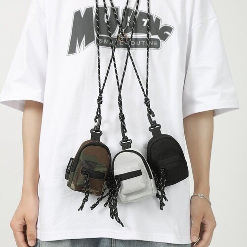 Genuine materials, classic style crossbody bag zipper stitching