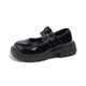 Girls' Leather Shoes 2025 Spring and Autumn New Children's Performance Shoes Black Dance Shoes Princess Shoes Medium and Large Children's Fashion Shoes