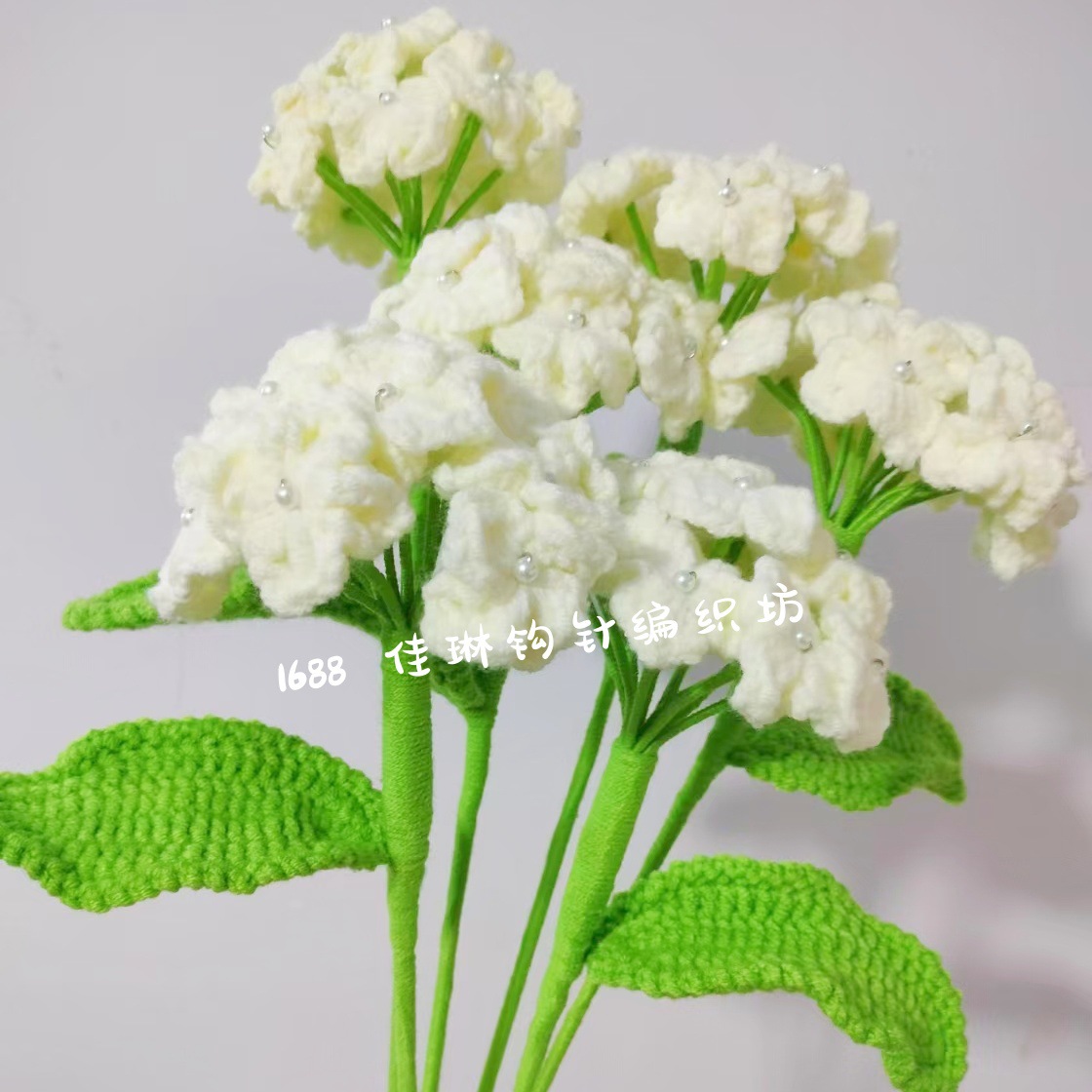 Productos acabados de lana tejida a mano flor de punto de hippopotamus imitación flor inmortal flor creativa ganchillo decoración ornamentos florales