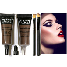 现货GLAZZI厂家直销带刷染眉膏眉液眉笔彩妆化妆品厂家直销