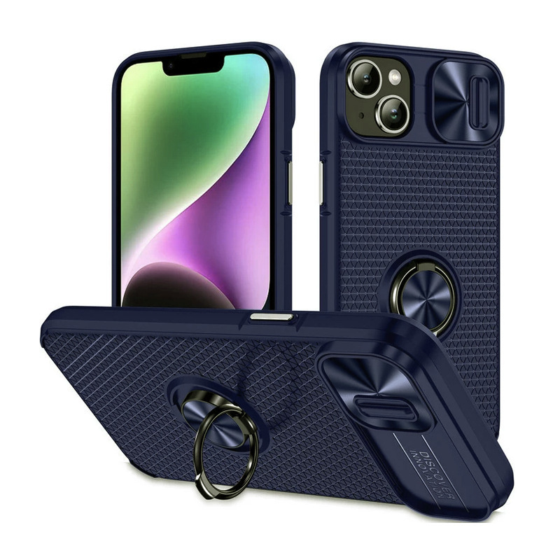 IPhone 15 TPU PC指環押し窓ケース全包携帯ケースiPhone 15シリーズ磁気吸引保護ケース|undefined