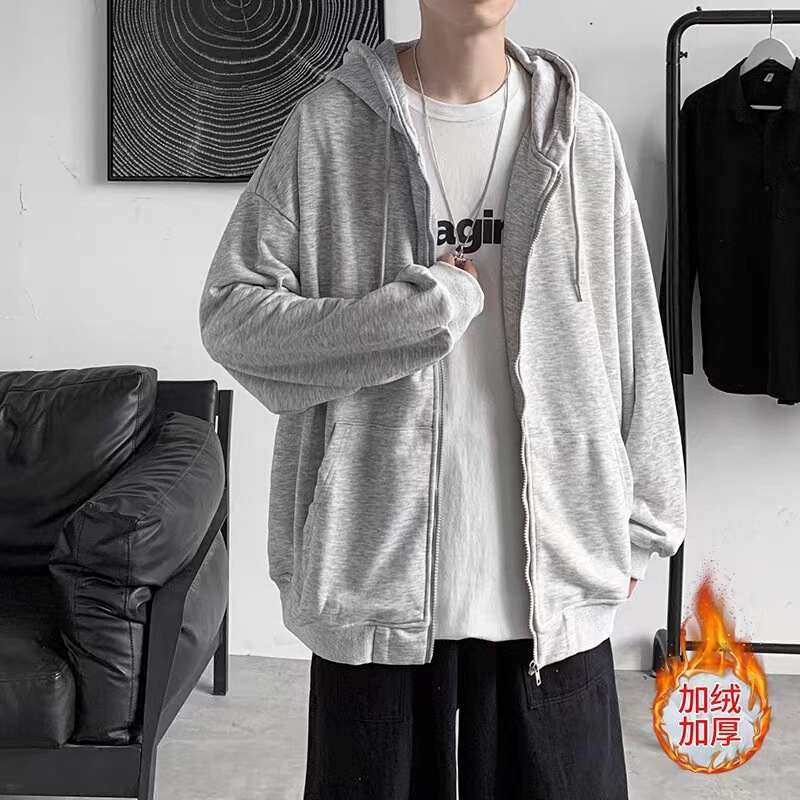 Vintage Multi-Pocket Casual Sweatshirt for Men, Japanese Trendy Brand, Loose Fit, National Fashion, Functional Bf Style Casual Vest Jacket