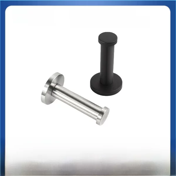 Stainless steel hook T-shaped enlarged base door rear cylindrical hook factory direct multi-specification single hook wholesale