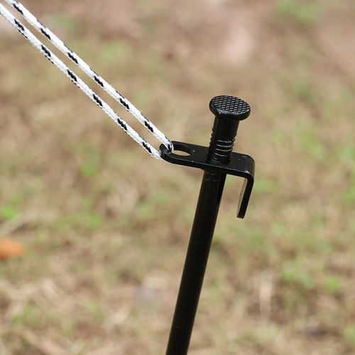 Outdoor hiking camping bold steel canopy tent bold ground stakes sand ground spikes snow ground nails 20cm