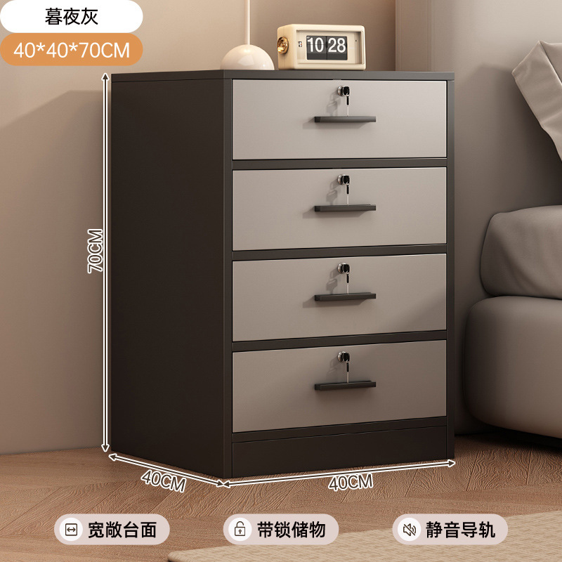 Debajo del escritorio Gabinete DE LA OFICINA Armario de madera Gabinete lateral con cerradura Gabinete de la impresora Gabinete del cajón Gabinete bajo