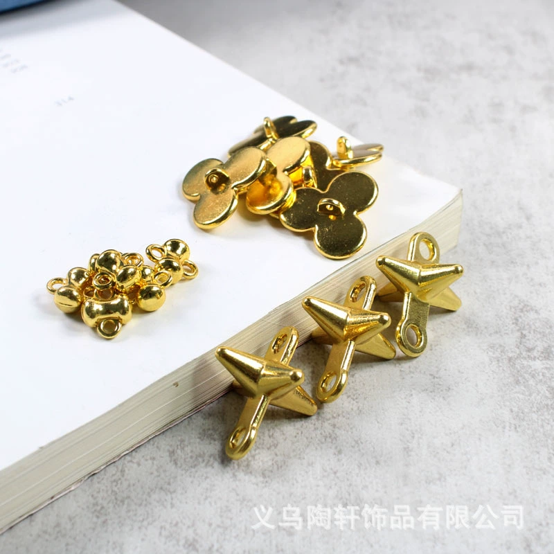 Brass small metal small bell, material with accessories, handmade