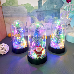 クロスボーダークリスマスツリーアクリルカバー子供用クリスマスギフトギフト装飾用品小さな装飾品ランプメーカー手作り