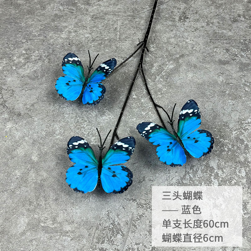 파란색