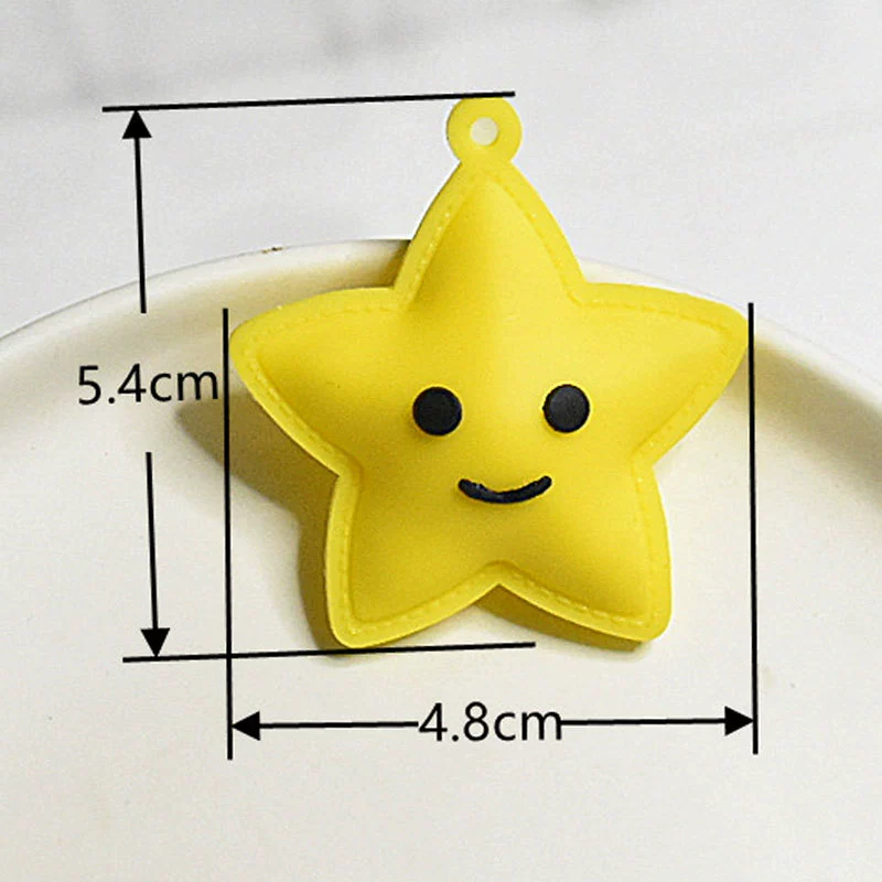 Phone case PVC for keys, accessories, cute keychain