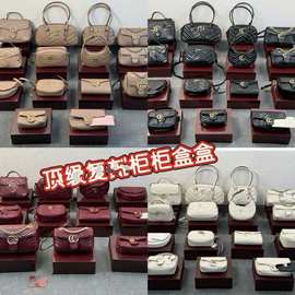 G家新款浅粉色马蒙包小号单肩斜挎链条女包原厂真皮marmont包