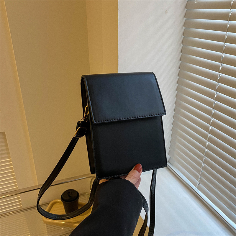 Moda textura casual pequeño bolso cuadrado para las mujeres 2023 primavera y verano nueva moda simple estilo occidental crossbody hombro teléfono bolsa