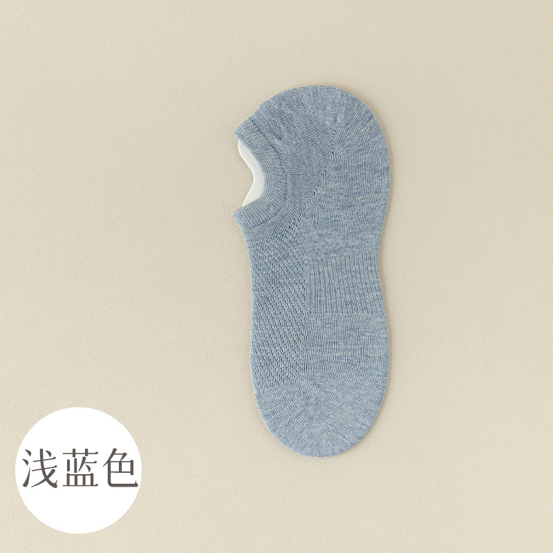 靴下の女性の船の靴下の春夏の滑り止めは綿の骨なしの抗菌防臭と汗を吸う浅い口の網の目の見えないソックスと落ちません。|undefined