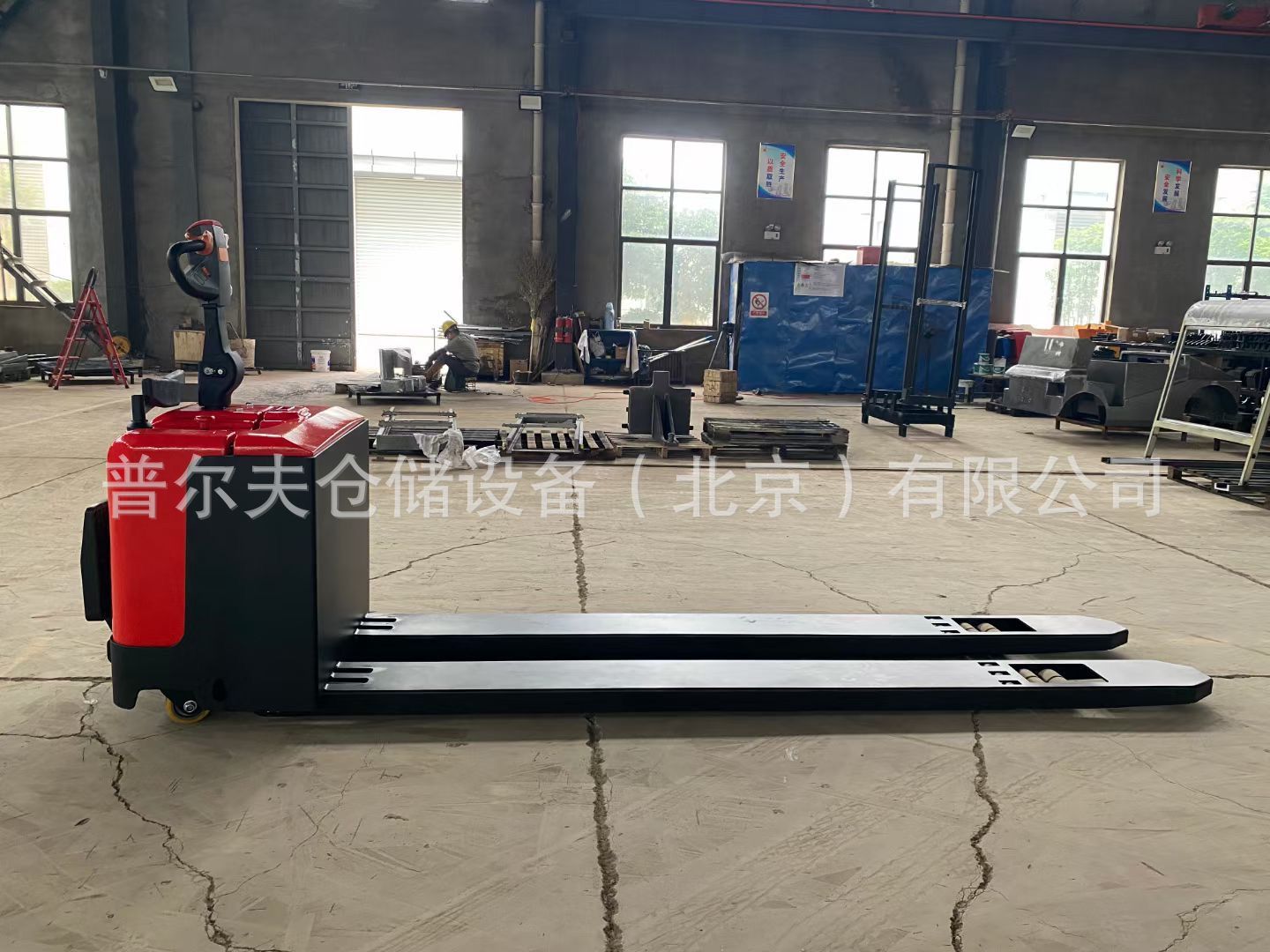 全电动叉车加长货叉地牛电瓶搬运车全电动托盘车厂家北京可非标做