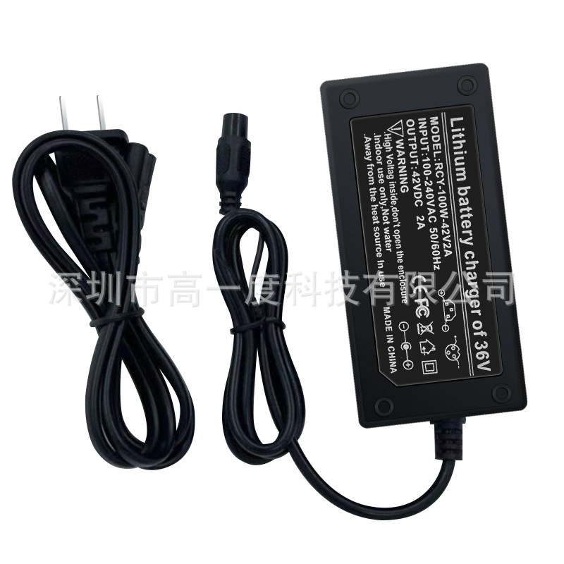 Три отверстия баланс автомобиль 42V2A зарядное устройство торсионный автомобиль Дрифт автомобиль скутер 36V литиевая батарея зарядное устройство переменный свет