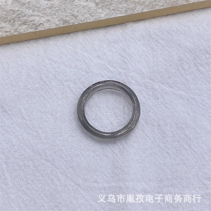 2022 Corea del Sur nuevo anillo fino de resina anillo de color caramelo estilo elegante anillo de moda personalizado anillo de dedo índice