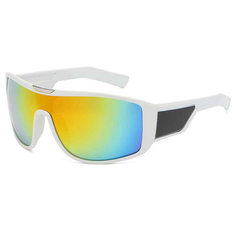 Nieuwe sportieve outdoor fietszonnebril uit één stuk, modieuze strandbril voor heren en dames, qs640_voghion.com
