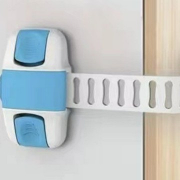 새로운 서랍 잠금 장치 - 흰색과 파란색