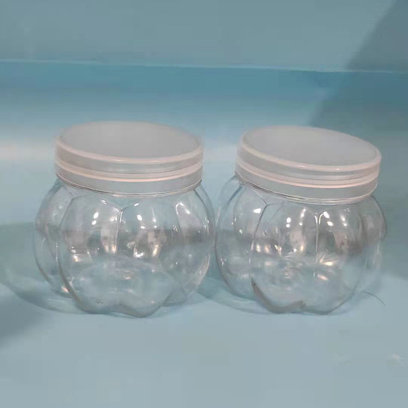厂家批发150毫升55口径水晶泥瓶南瓜瓶 头绳瓶 六角瓶