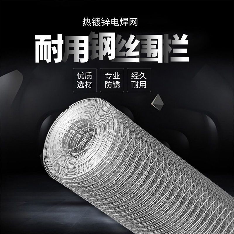防鼠防蛇养鸡养殖围栏铁丝网格片外墙保温防裂网热镀锌电焊网片