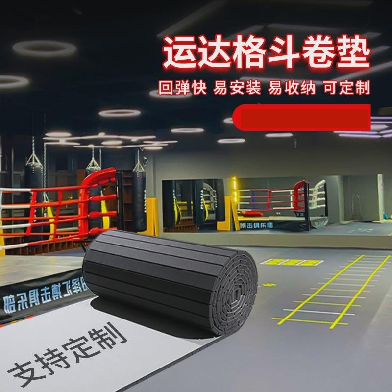 Fighting Roll Mat Boxing Wrestling Martial Arts Sanda Training Mat Fighting Jiu-Jitsu Judo Mat Taekwondo Professional Floor Mat
