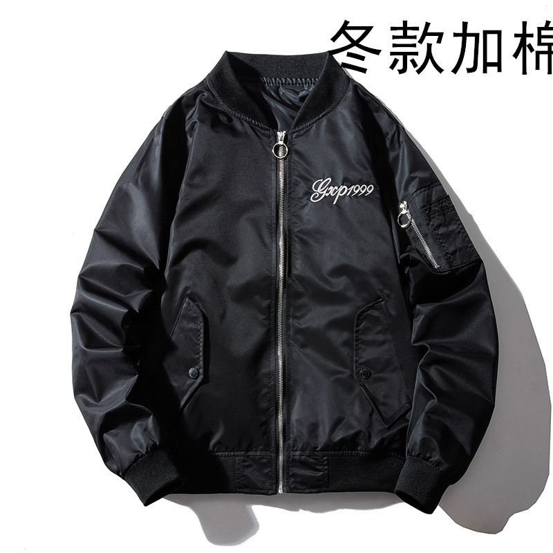 Chaqueta de marca de moda para hombre bordada nueva chaqueta de otoño e invierno para hombre chaqueta de uniforme de béisbol de piloto