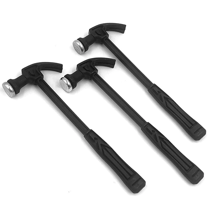Plastic small handle, black hammer for home use