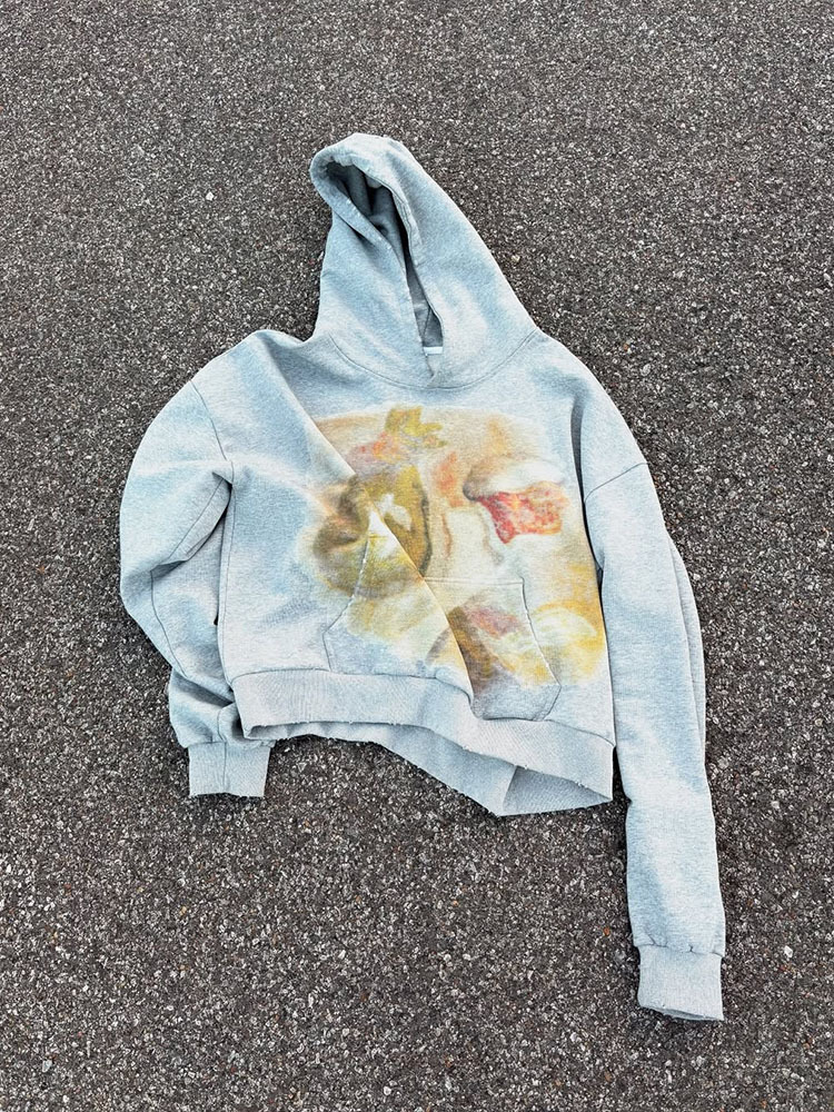 Felpa con cappuccio e zip Alien Graphic – Pullover streetwear unisex (vestibilità oversize, rosso/grigio, XS-5XL)_voghion.com