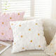 2025 New Daisies Plush Pillow Case Pastoral Waist Bedside Cushion Cover Living Room Sofa Pillow Case Pillow
