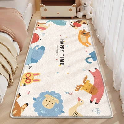 Avtomobil döşəmə paspasları — Floor Mat for Home Use, Bedroom - happy-time-40120cm-point-plastic-bottom-imitation-cashmere