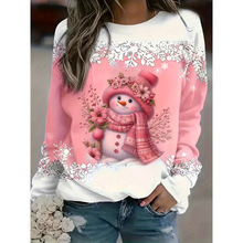 X 13537 Christmas 3D print long sleeve tee ʥ�� 3D ӡ������