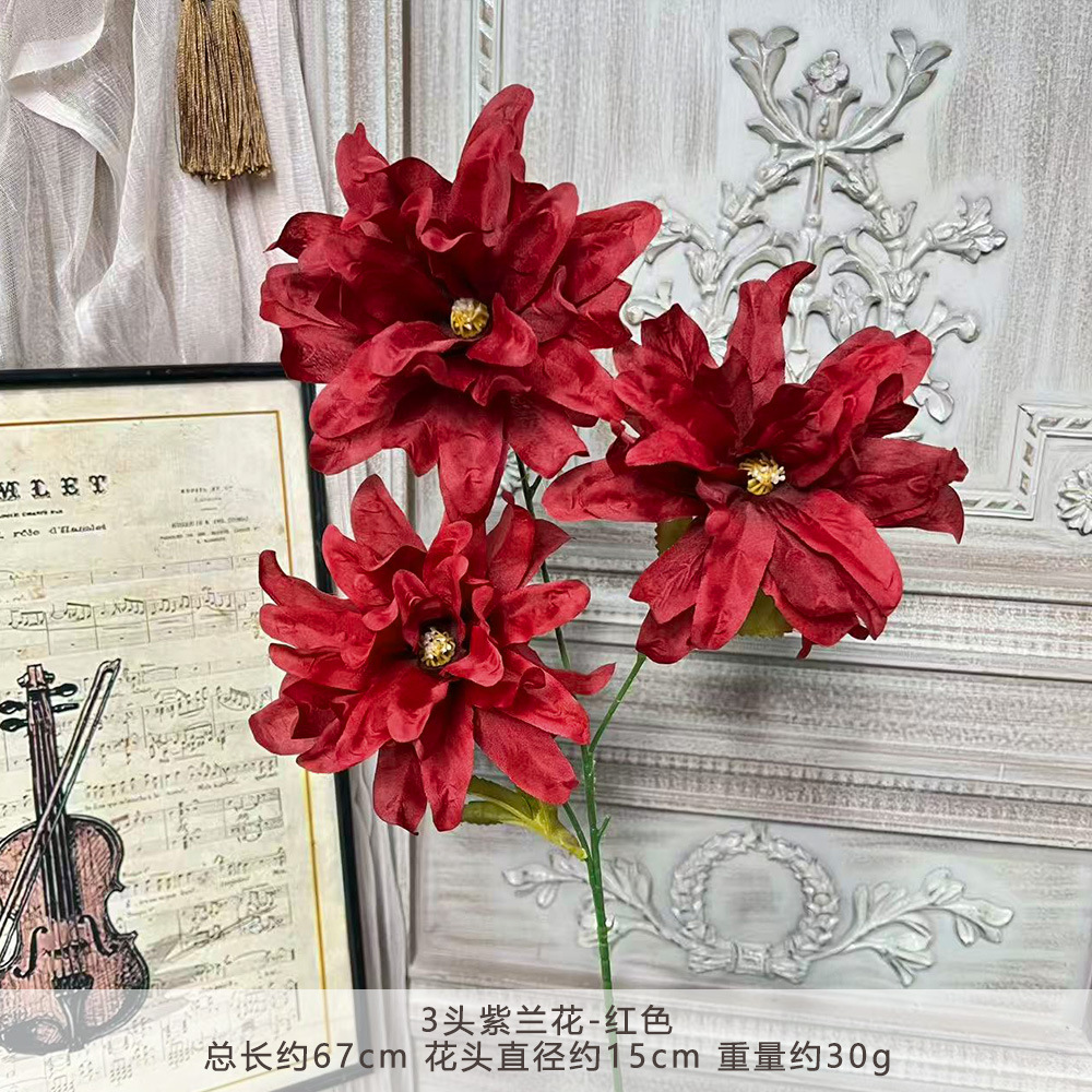 Yr-3 purple orchid-red