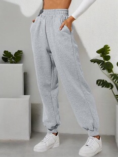 U 13363 High Waist Loose Sweatpants �����\��ѝ �W���羳