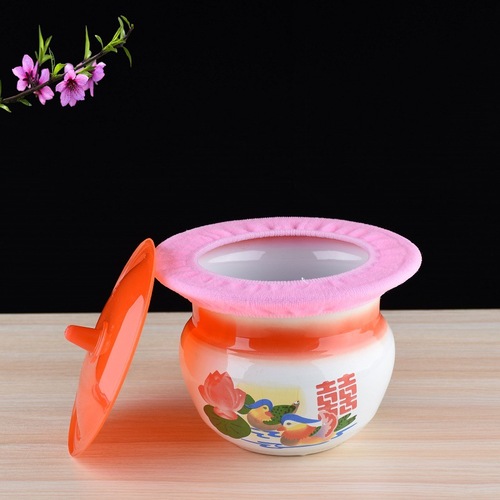 Thickened spittoon for the elderly, adult household, removable toilet for pregnant women, spittoon, children's night urinal toilet