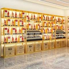 ワイン白酒展示棚商用酒行酒棚酒棚酒棚バーワイン斜め置き棚壁床置きタバコホテル