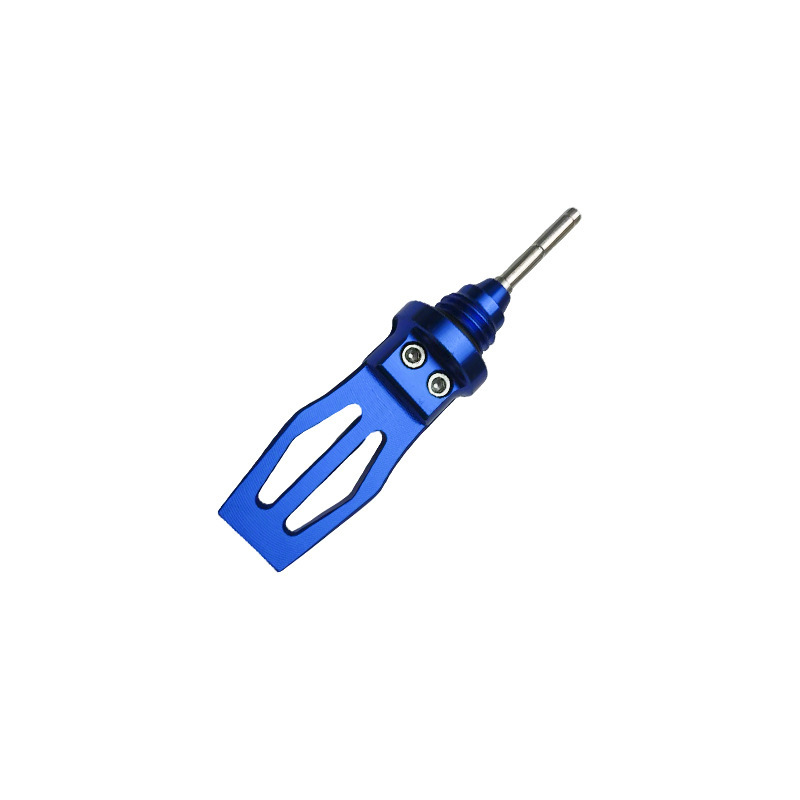 Cross-Border Popular Motorcycle Accessories Modified Cnc Aluminum Alloy Scissor-Style Oil Dipstick Gy6 Oil Measuring Stick Decorative Cover