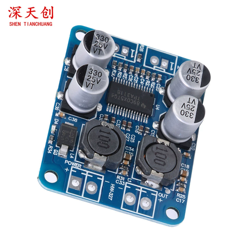 Модуль платы усилителя TPA3118 Плата моно цифрового усилителя PBTL 1X60W