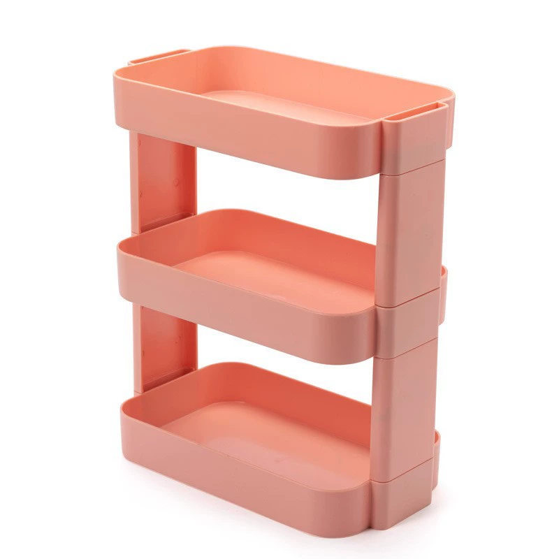 Desktop Storage Rack, Multi-Layer Desk & Bedside Organizer, Compact 2–5 Tier (Various Colors)