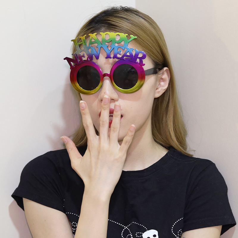 Lentes de Sol Decorativos para Fiesta de Año Nuevo en ABS