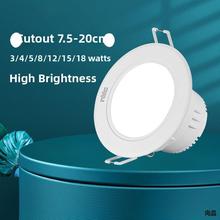 Nvc照明Led筒灯顶灯4英寸10W 12cm 12W Led筒灯6英寸15W顶棚管