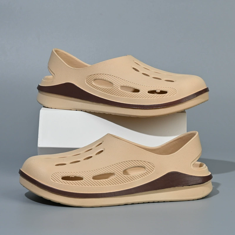 2025 новая летняя обувь Baotou пещера мужская мода носить нескользящие и удобные дрейфующие мужские сандалии на открытом воздухе