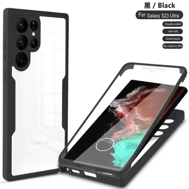 360 Qicai All-Inclusive Samsung S26Ultra Mobile Phone Case Suitable for S25 Full Coverage A56 Shell and Film Integrated Protective Case