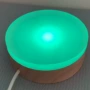 发光磨砂实木usb小夜灯
